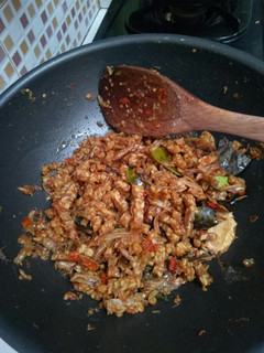 Foto resep Sambel teri tempe