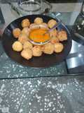 Bolitas de risotto y mozzarella