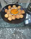 Bolitas de risotto y mozzarella