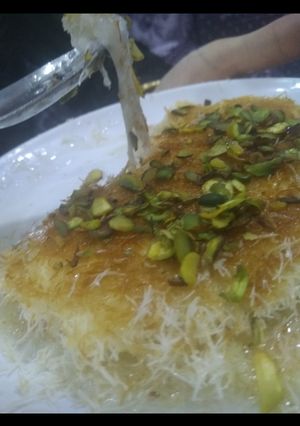 صورة لوصفة الكنافه