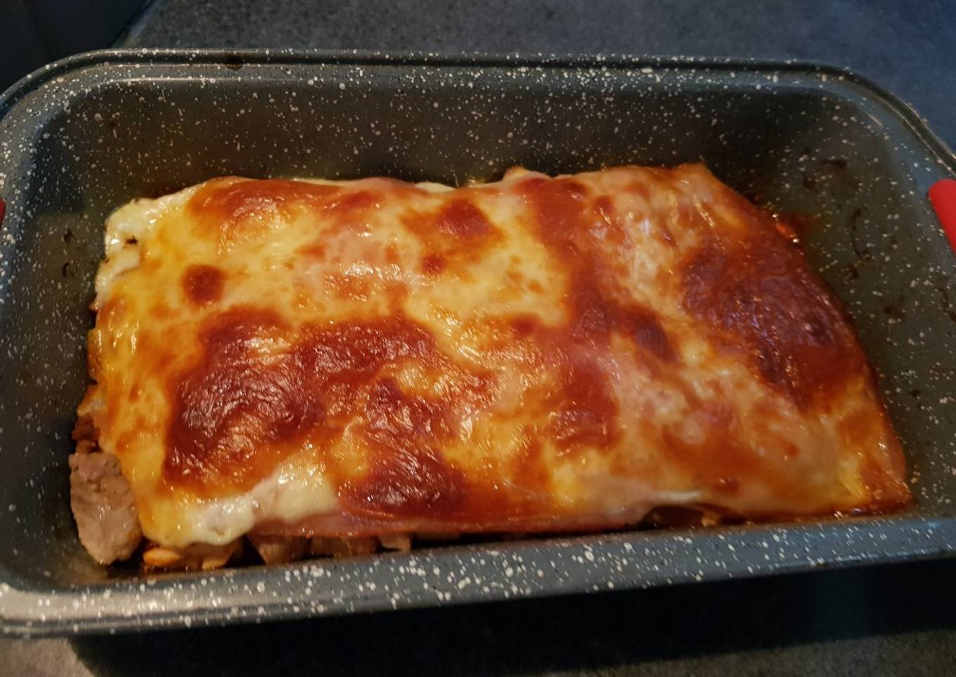 Lasagna de pollo y bondiola !