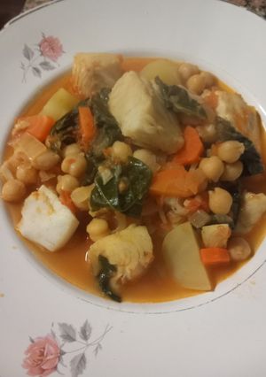 Foto de Guisado de Pescada com Grão