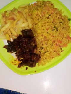 Jollof din shinkafa ainihin hoton girkin