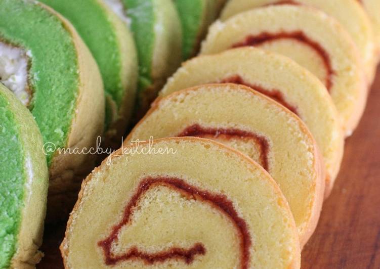 Basic Roll Cake (3 telur)