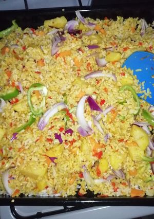 A picture of Baked rice.