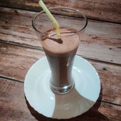 CHOCOLATE SOY MILK SHAKE.. A picture of CHOCOLATE SOY MILK SHAKE...