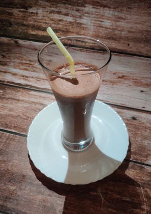 A picture of CHOCOLATE SOY MILK SHAKE...