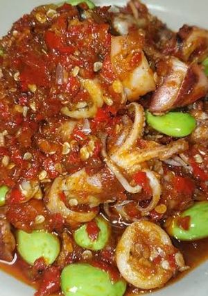 Foto resep Sambel cumi pete