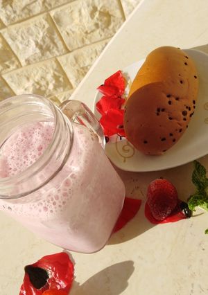 صورة لوصفة ميلك شيك الفريز
