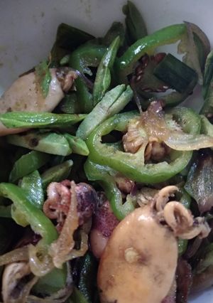 Foto resep Asin cumi pete