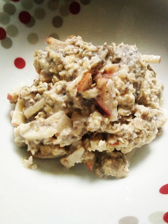 肉桂蘋果豆漿燕麥粥 (免開火,無添加糖) 的食譜成品照片