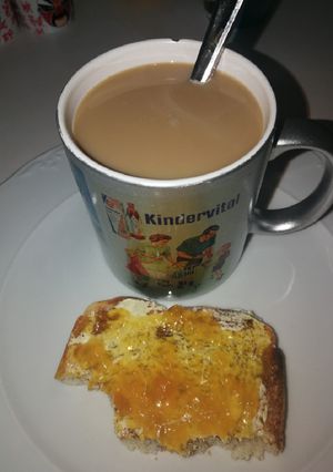 Una foto de Desayuno plis plas rápido y sano