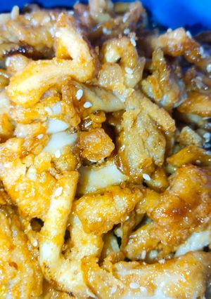 Gambar Cendawan goreng karamel