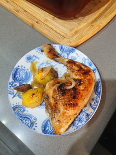 Una foto de Pollo asado con miel