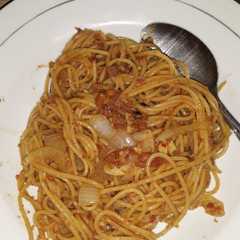 รูปของ Spaghetti cornet lada hitam(menu diet)