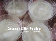 Gambar silky pudding kelapa
