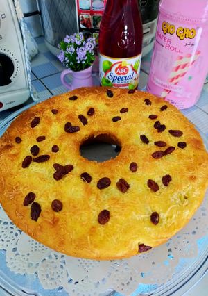 Foto resep Bolu Tape Singkong Keju Kismis