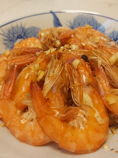 蒜味椒鹽蝦(氣炸鍋) 的食譜成品照片