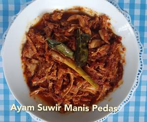Resep Mudah Ayam Suwir Manis Pedas Enak Sederhana