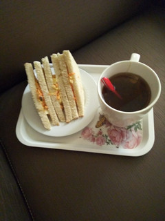 A picture of Vegetable Bread sandwich.
