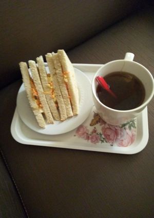 A picture of Vegetable Bread sandwich.
