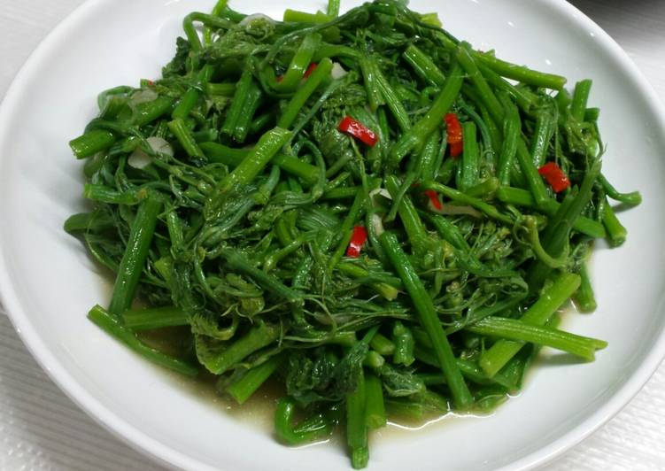 Resep Oseng daun labu kuning yang Bikin Ngiler