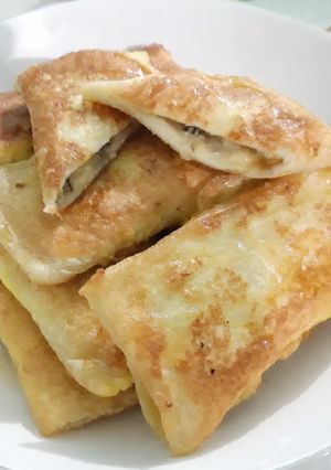 Foto resep Roti Goreng Pisang Keju