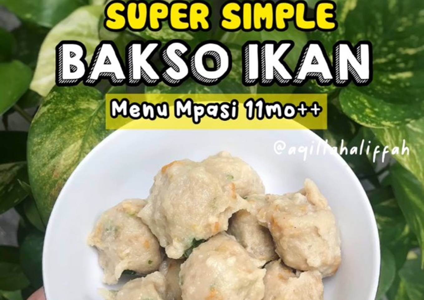 SIMPLE BAKSO IKAN LELE- Menu MPASI 11bulan++ #resepMpasiSena