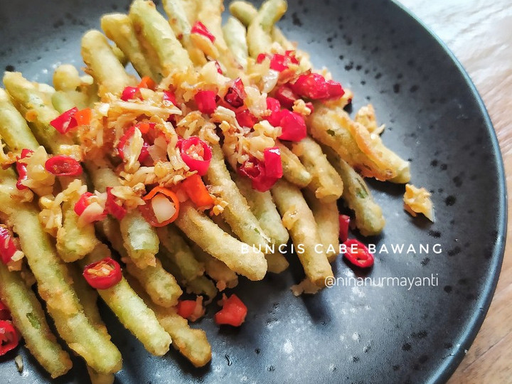 Resep Buncis Goreng Tepung Cabe Bawang Anti Gagal