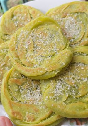 Foto resep Roti maryam / cane pandan