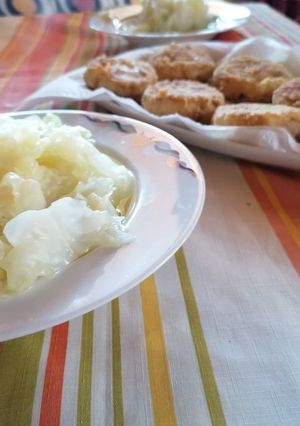 Φωτογραφία της συνταγής Μπακαλιάρος ρολό με λάχανο βραστό ❤️