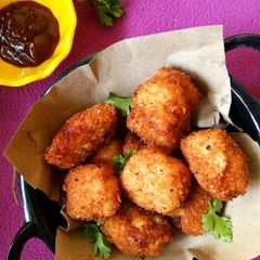 A picture of Chicken nuggets.