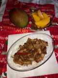 Braised Pork Belly with Mango Juice