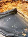 Tarte amandine aux pêches