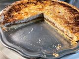 Tarte amandine aux pêches