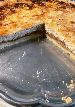 Une photo de Tarte amandine aux pêches