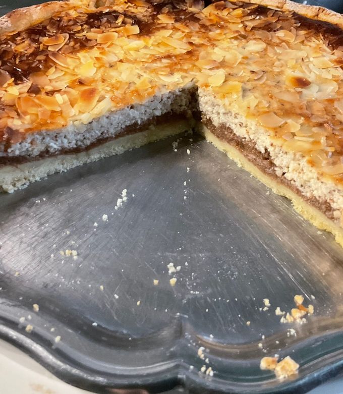 Une photo de Tarte amandine aux pêches