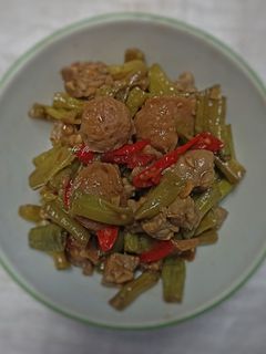 Foto resep Tumis Kacang Panjang Bakso Tempe