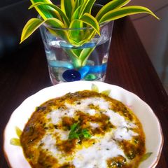 Methi matar malai A picture of Methi matar malai.