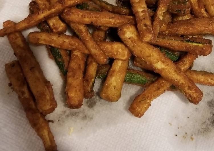 Easiest Way to Make Award-winning Zucchini Fries w/ lemon aoili