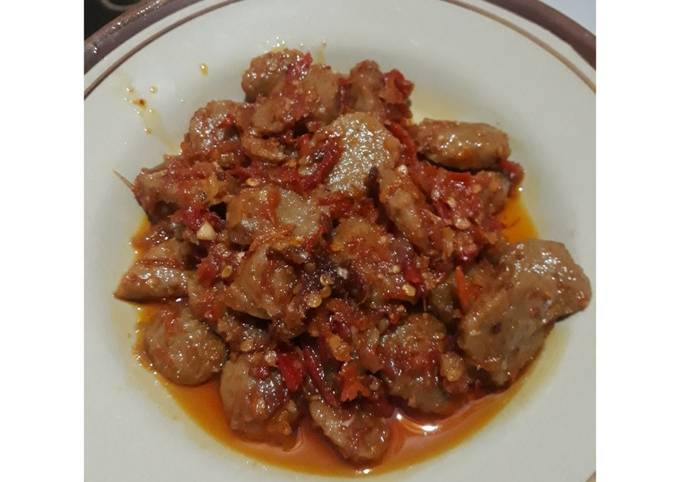 Sambal goreng pentol