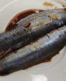 Lomos de sardinas con salsa de soja y jengibre fresco