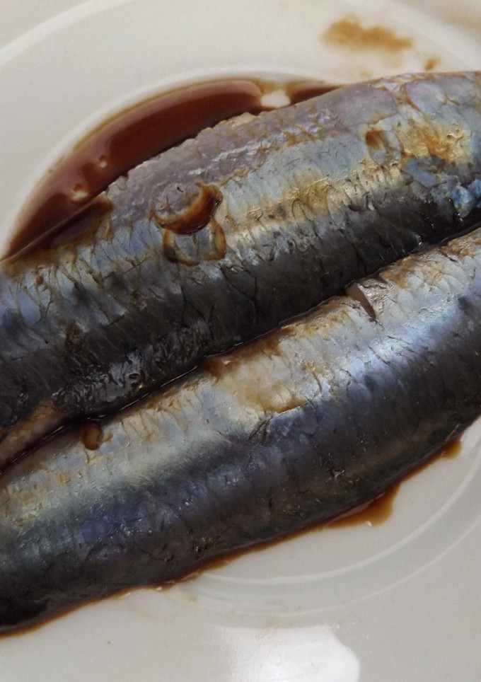 Una foto de Lomos de sardinas con salsa de soja y jengibre fresco