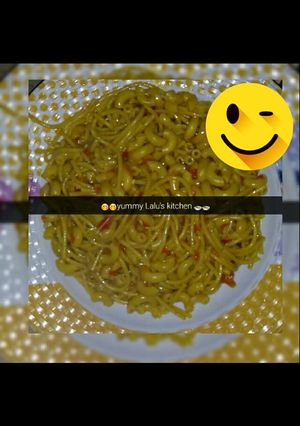A picture of Supeghetti&macaroni jellof.