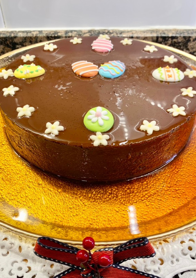 Una foto de Flan bombón de “Pascua”