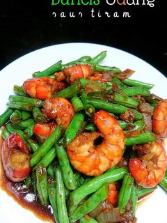 Foto resep Buncis Udang Saus Tiram
