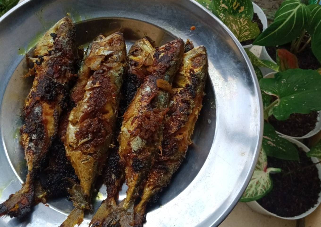 Ikan kembung bakar ala RM padang