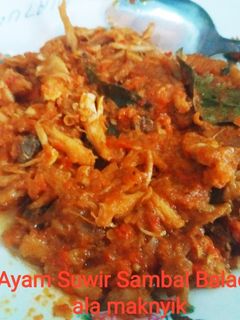 Foto resep Ayam Suwir Sambal Balado