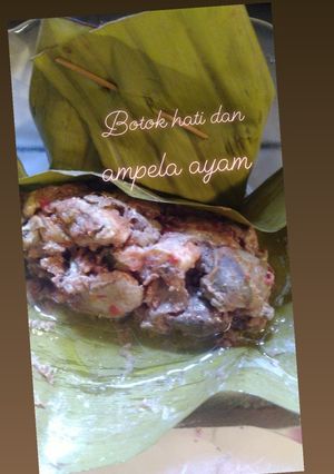 Foto resep Botok hati dan ampela ayam