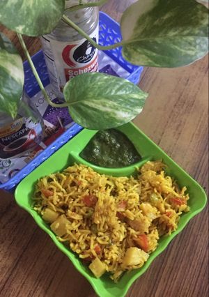 A picture of Veg pulao.